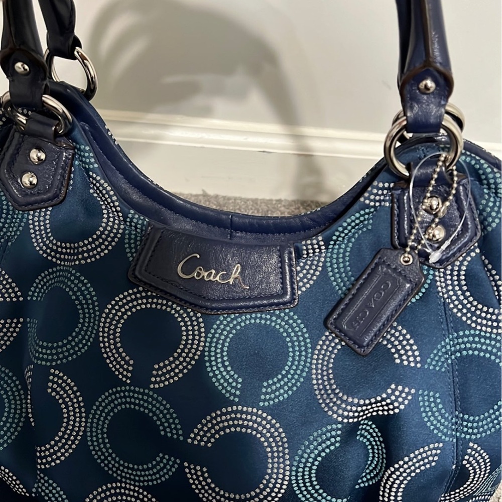 Ashley Dotted Coach Purse - Picture 5 of 9